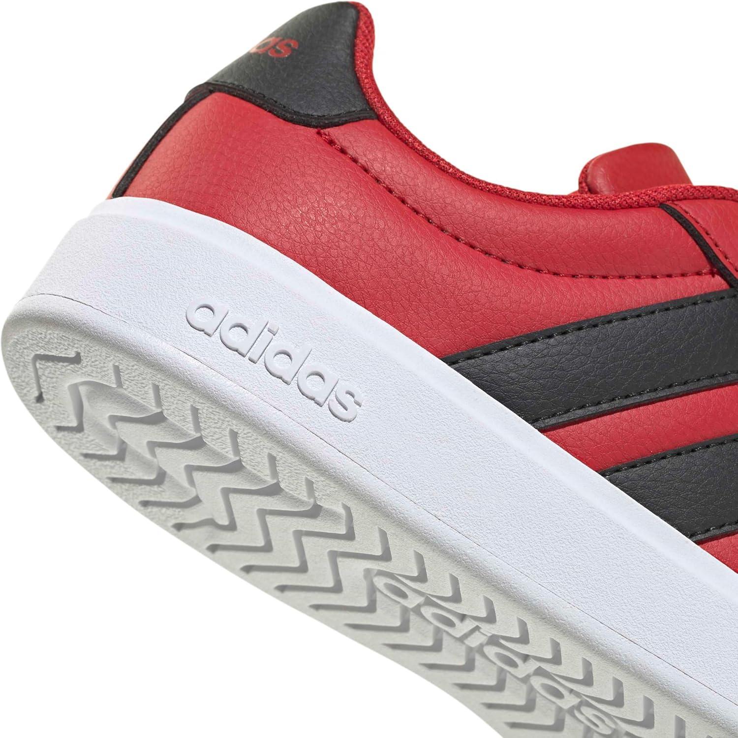 imageadidas UnisexChild Streetalk SneakerBetter ScarletBlackWhite