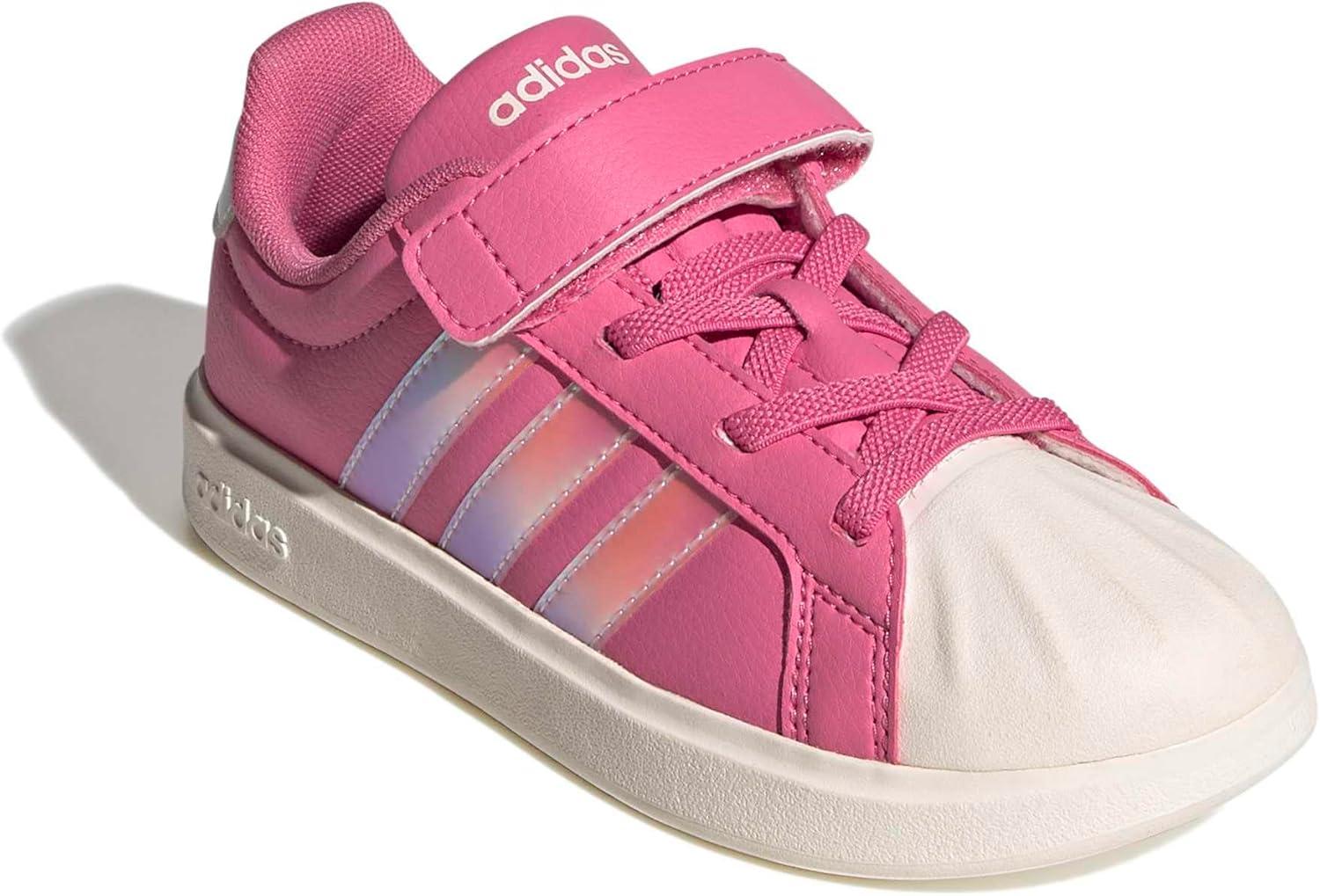 imageadidas UnisexChild Streetalk SneakerPink FusionWhiteWonder Quartz