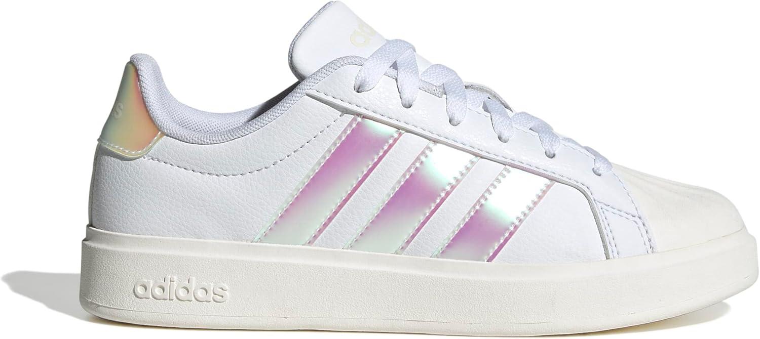 imageadidas UnisexChild Streetalk SneakerWhiteIridescentWhite