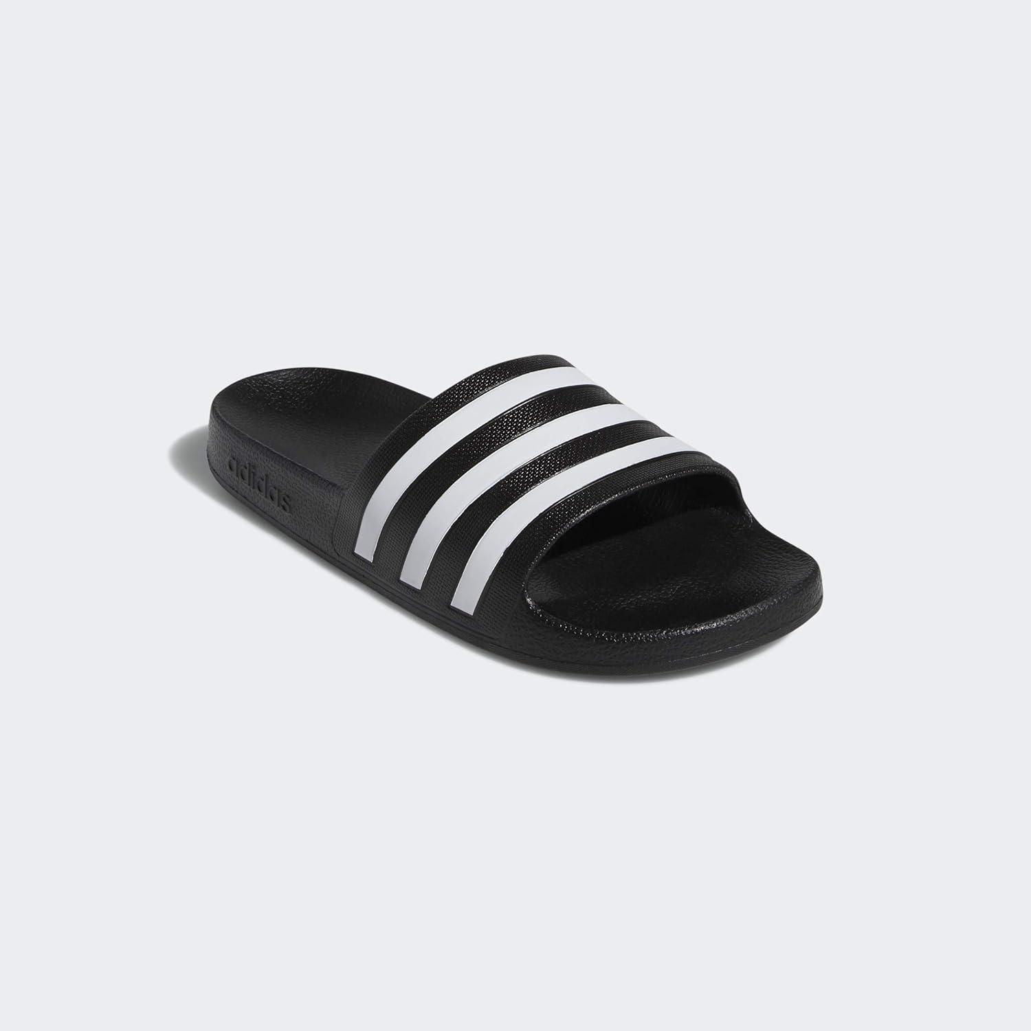 imageadidas Womens Adilette SandalCore BlackWhiteCore Black
