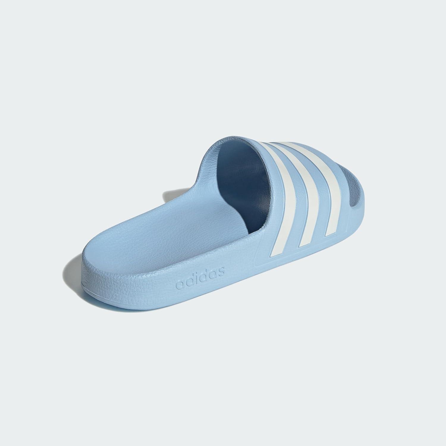 imageadidas Womens Adilette SandalGlow Blue Zero Metalic Zero Metalic
