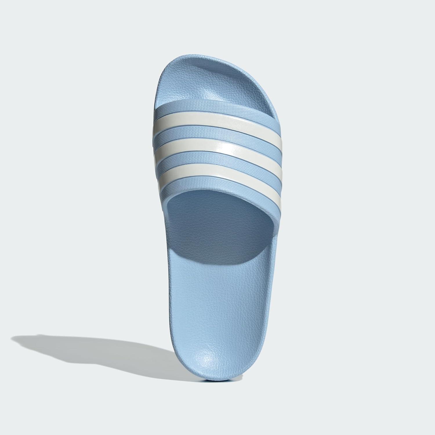 imageadidas Womens Adilette SandalGlow Blue Zero Metalic Zero Metalic
