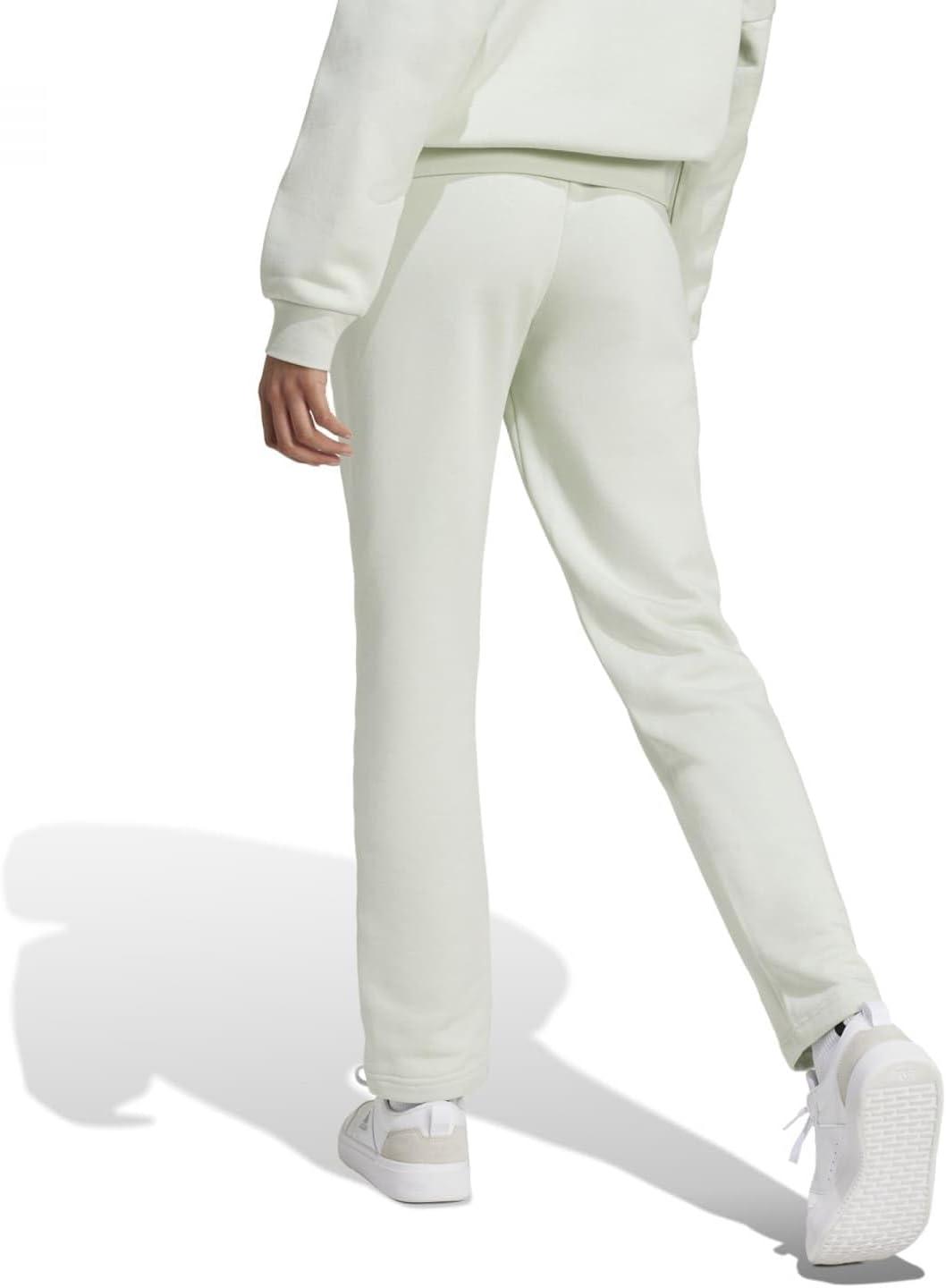 imageadidas Womens Essentials Small Logo Feel Cozy Open Hem PantLinen Green