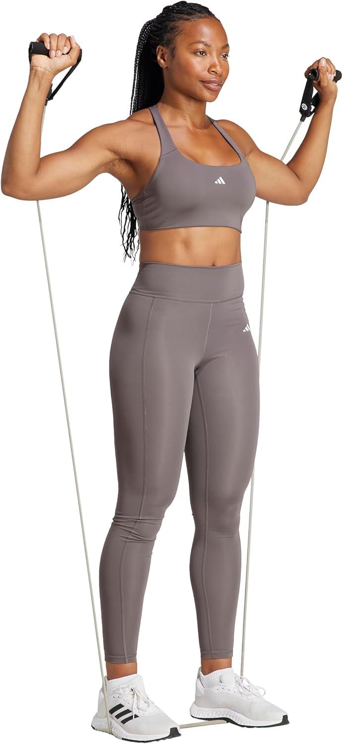 imageadidas Womens Powerimpact Training Medium Support BraCharcoal