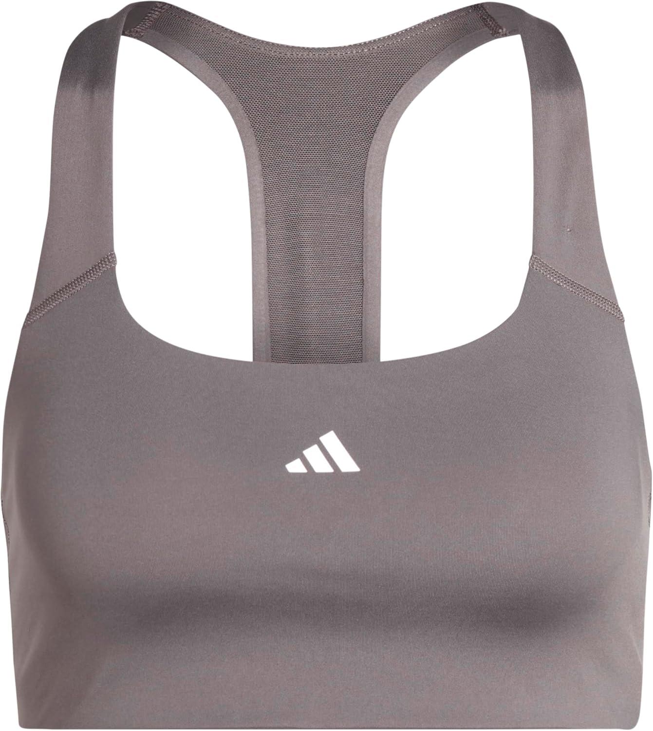 imageadidas Womens Powerimpact Training Medium Support BraCharcoal