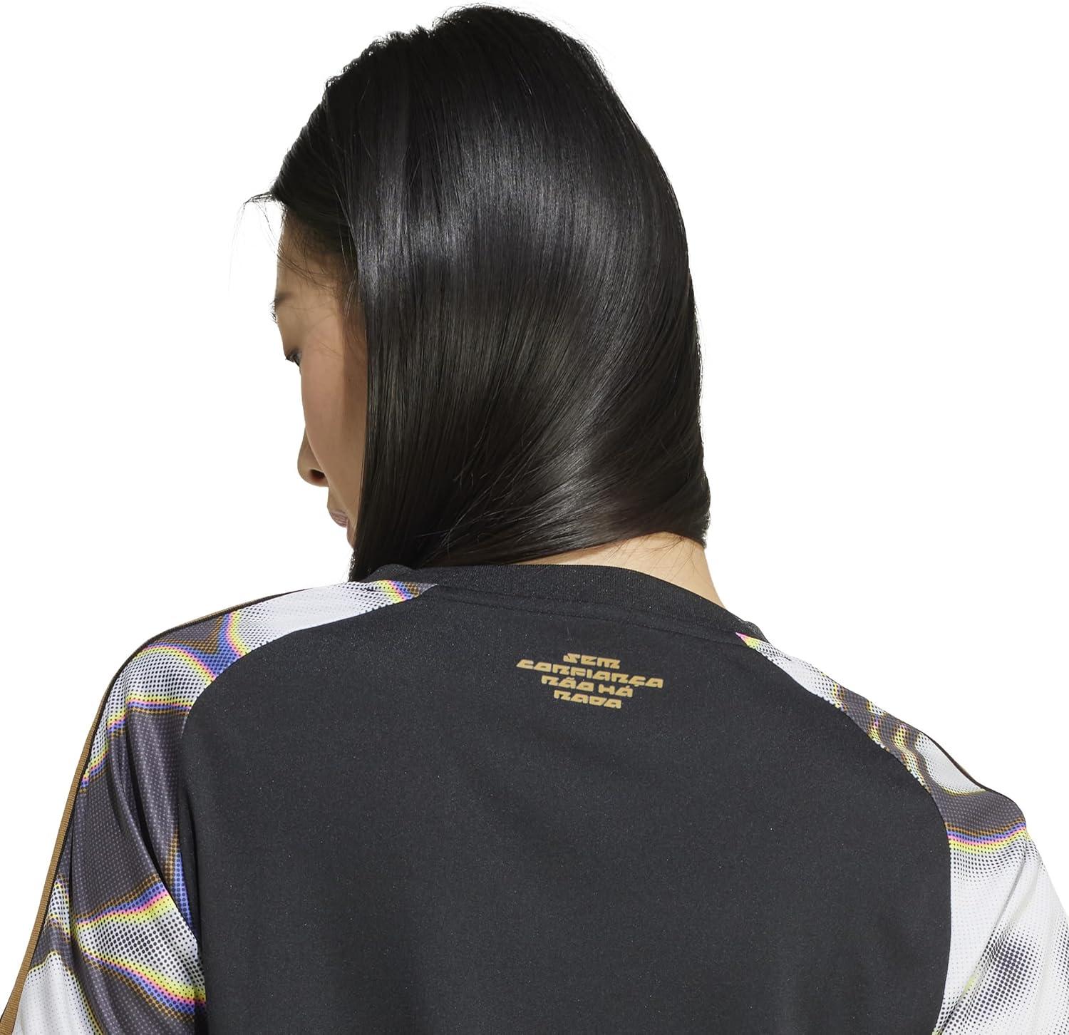 imageadidas Womens Tiro Pride JerseyBlackSolar SlimeBronze Strata