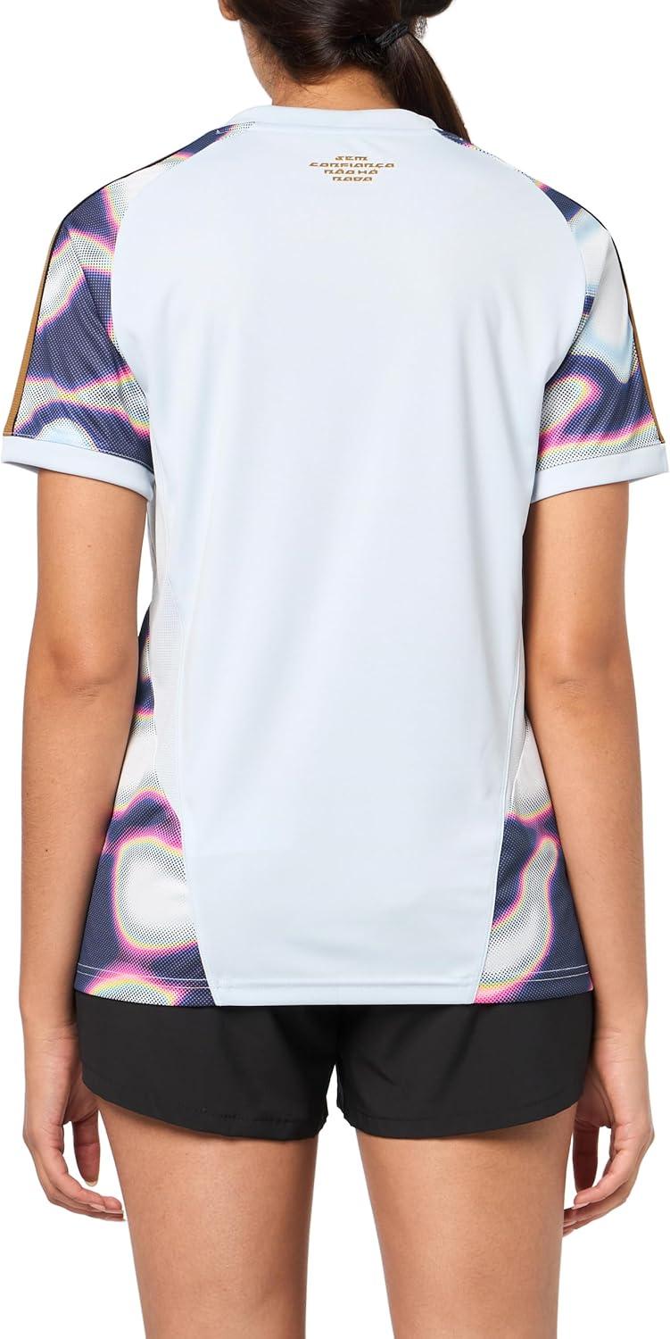 imageadidas Womens Tiro Pride JerseyHalo BluePurple BurstPink Spark