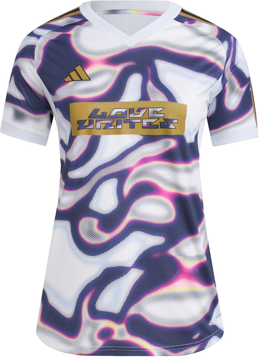 imageadidas Womens Tiro Pride JerseyHalo BluePurple BurstPink Spark