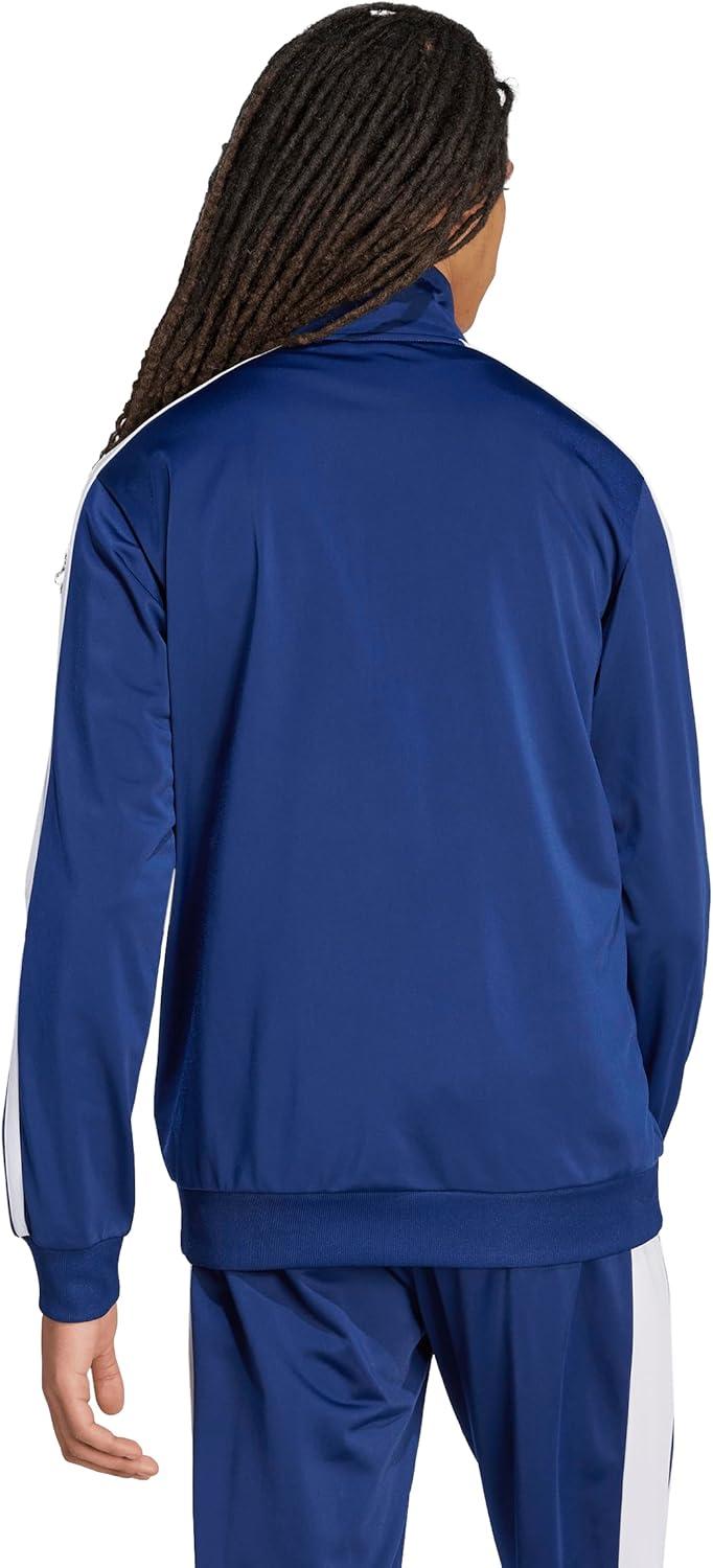 imageadidas mens Colorblock Track TopDark BlueWhite