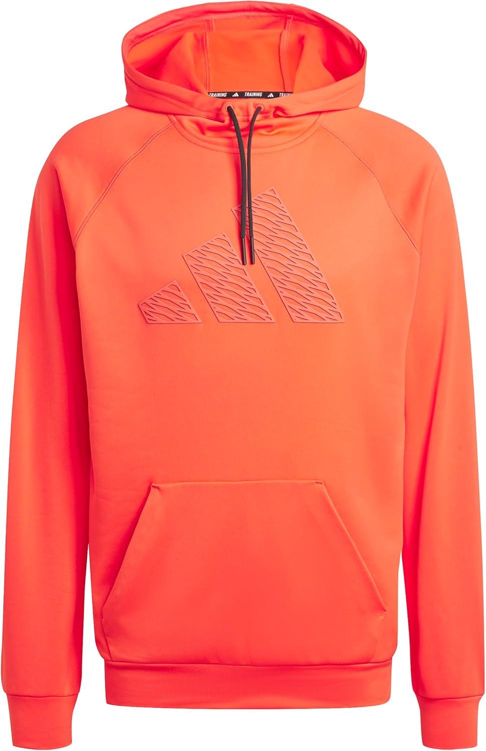 imageadidas mens Game and Go Big Logo Training HoodieBright Red