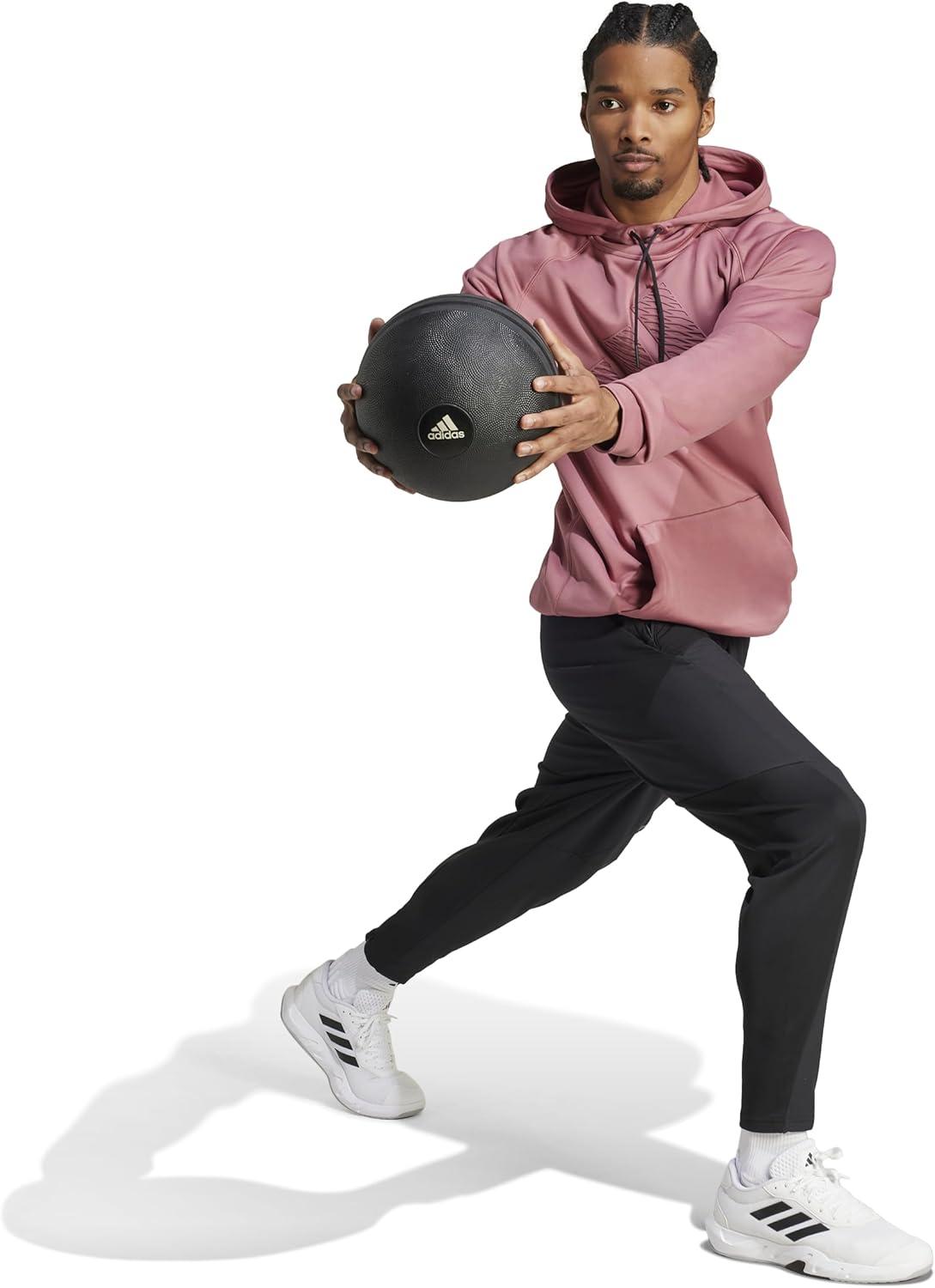 imageadidas mens Game and Go Big Logo Training HoodiePreloved Crimson