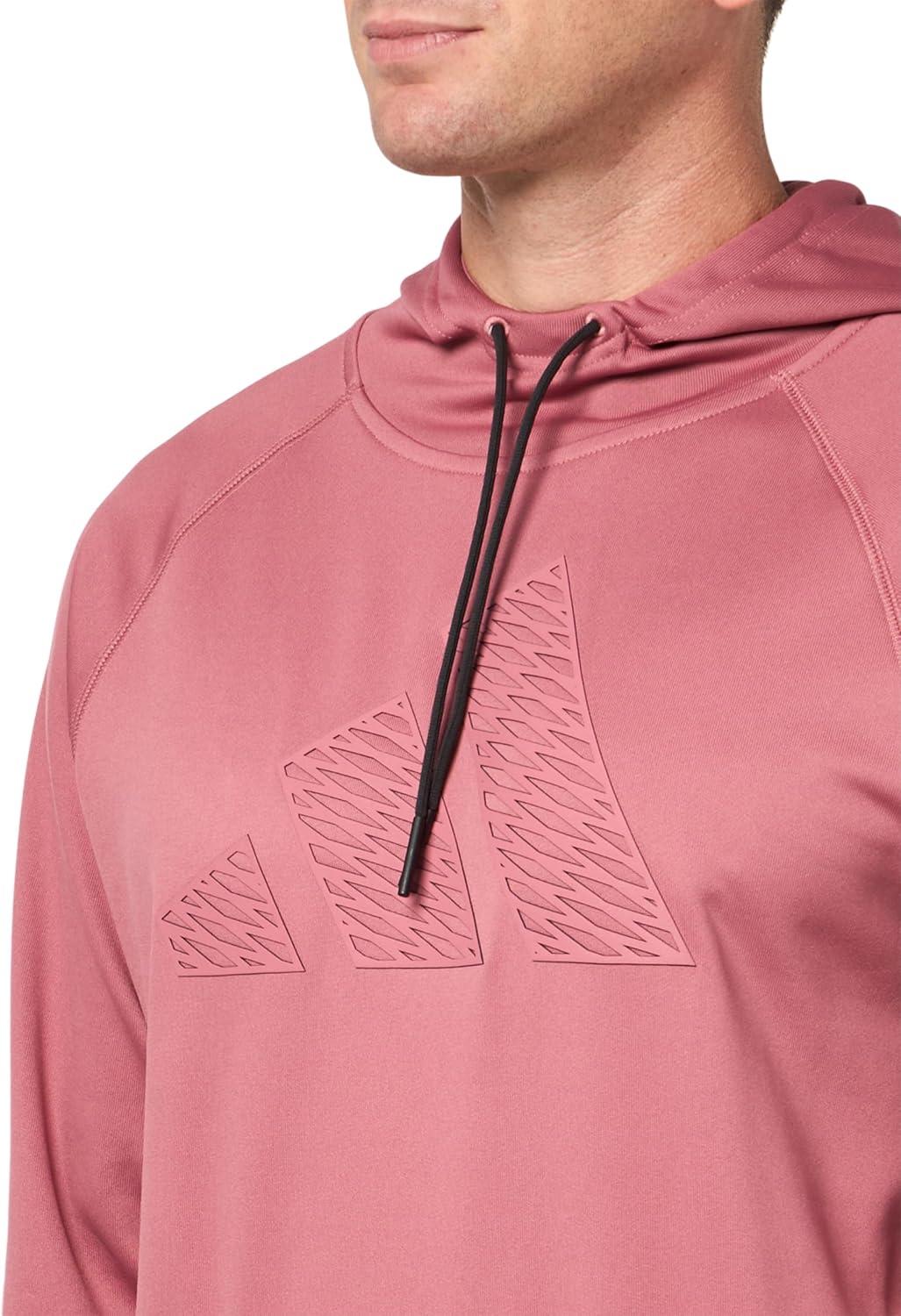 imageadidas mens Game and Go Big Logo Training HoodiePreloved Crimson