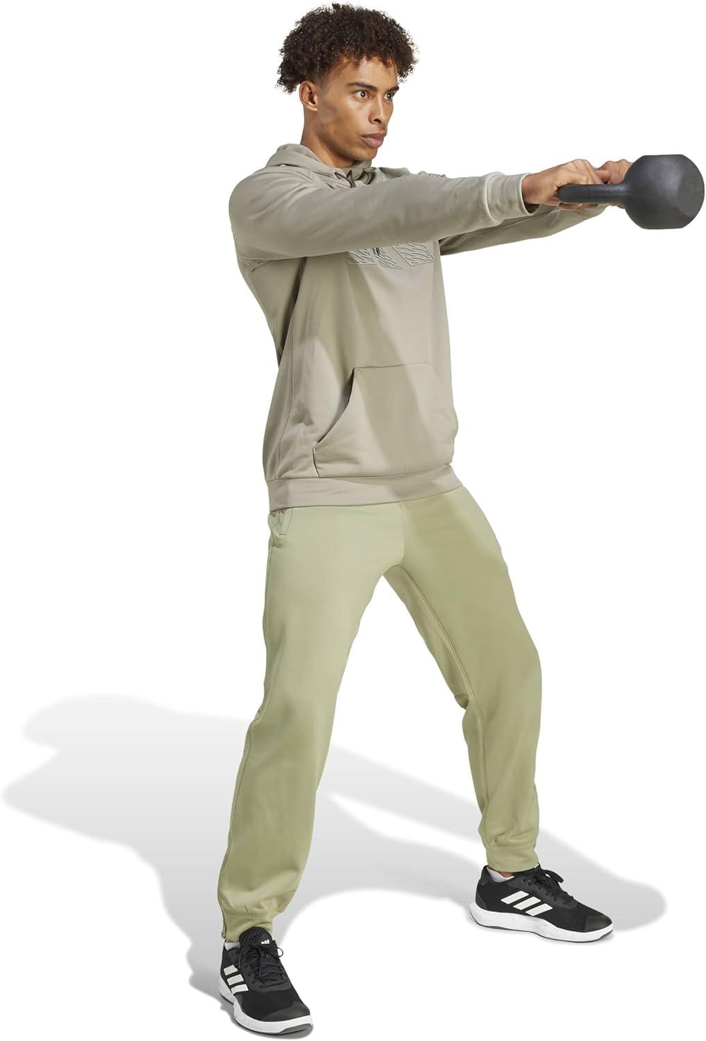 imageadidas mens Game and Go Big Logo Training HoodieSilver Pebble