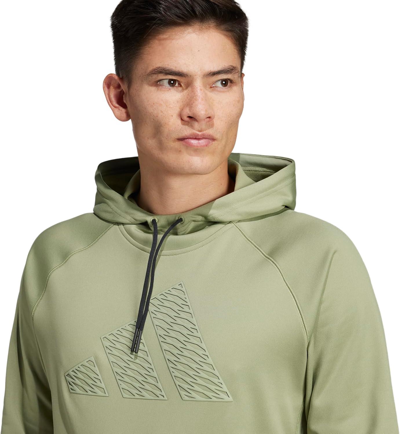 imageadidas mens Game and Go Big Logo Training HoodieTent Green