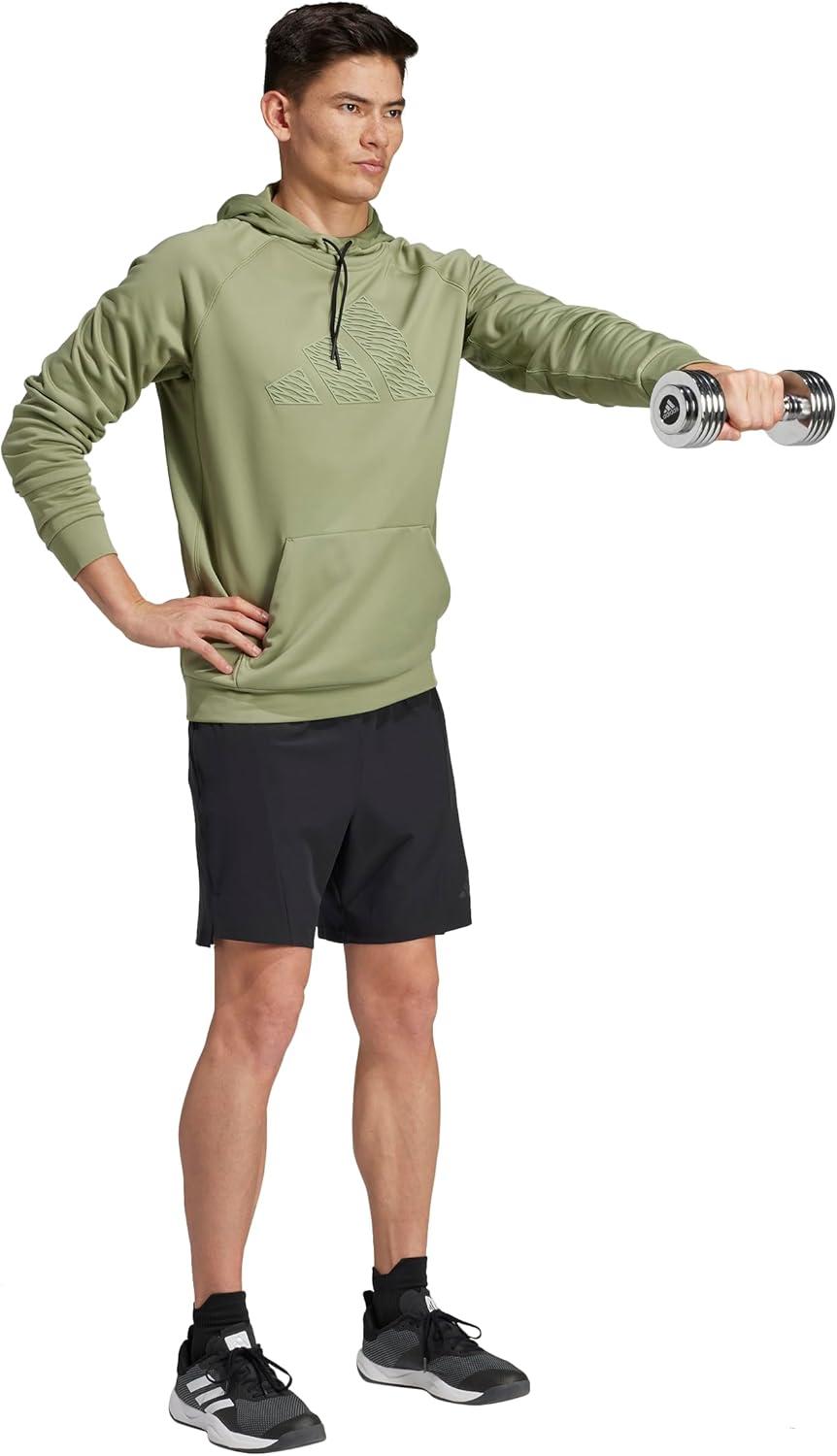 imageadidas mens Game and Go Big Logo Training HoodieTent Green