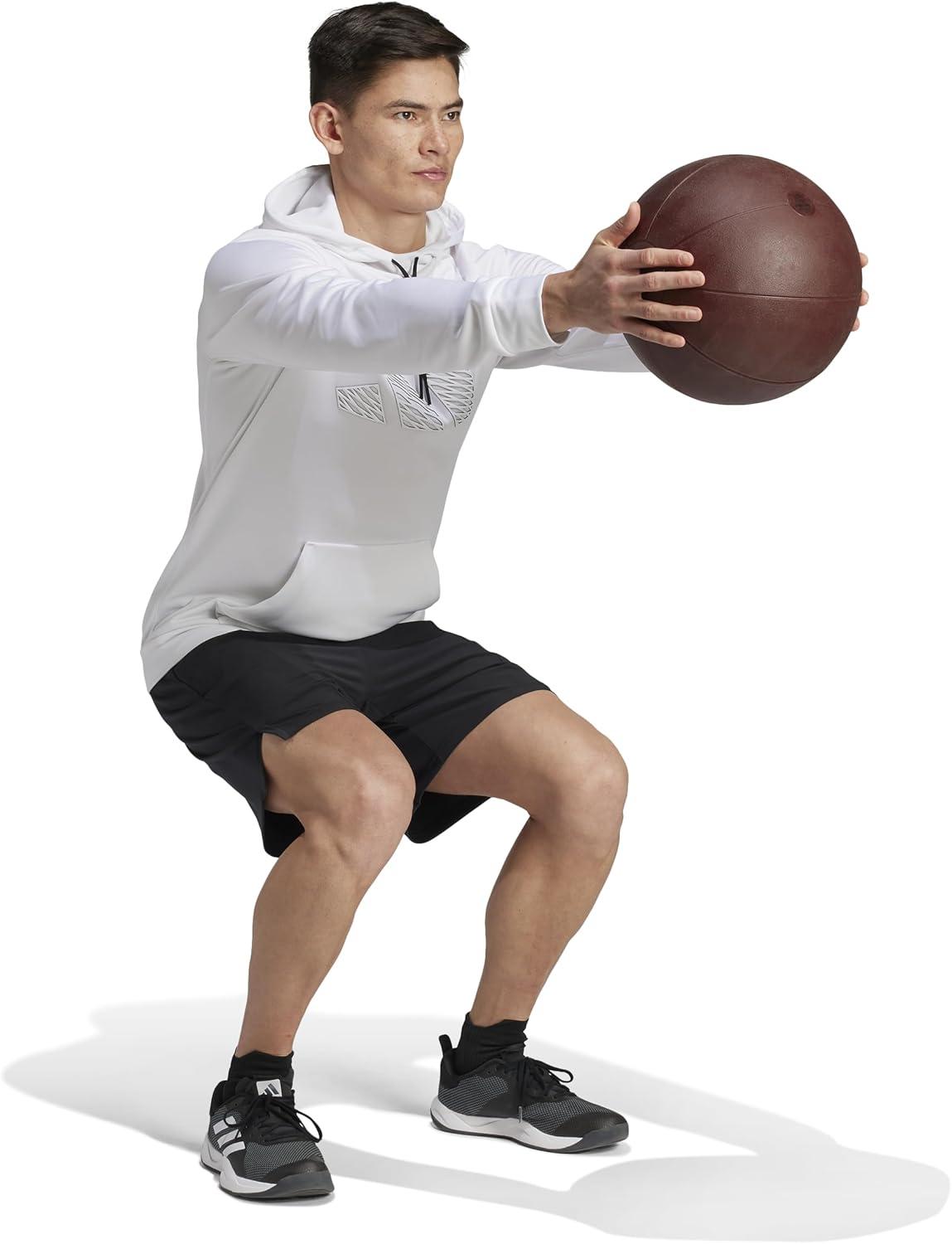 imageadidas mens Game and Go Big Logo Training HoodieWhite