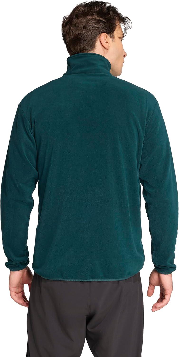 imageadidas mens Terrex Multi Essentials Halfzip Fleece Hiking JacketAurora Ivy