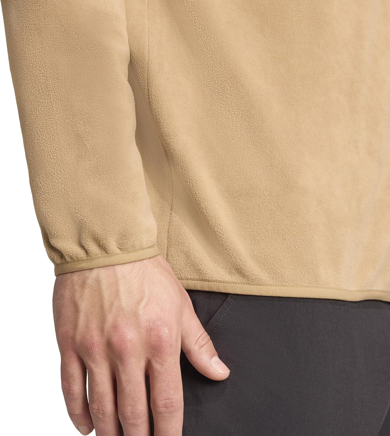 imageadidas mens Terrex Multi Essentials Halfzip Fleece Hiking JacketCardboard