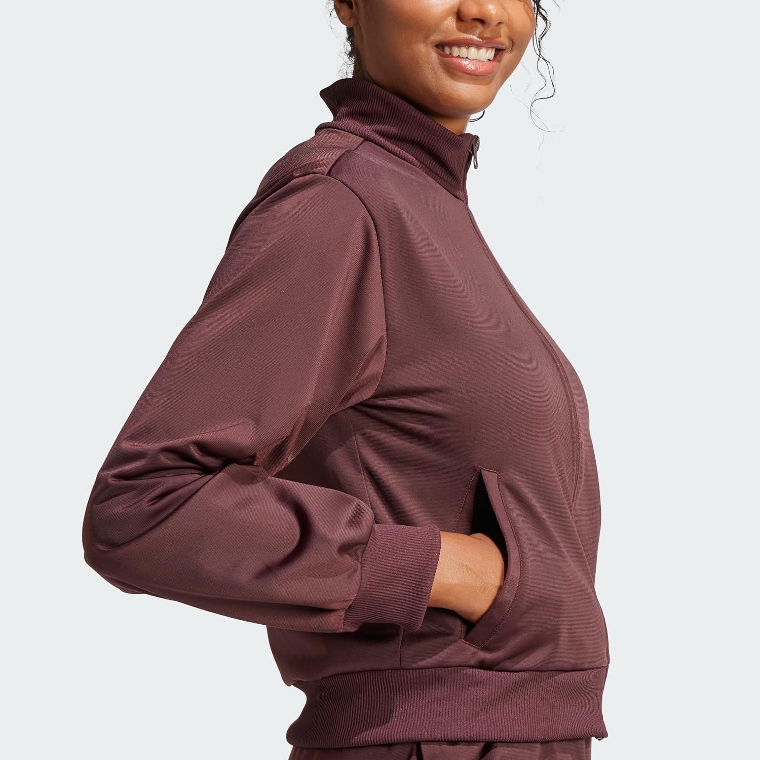 imageadidas womens Essentials Feelcozy Track SuitAurora Ruby