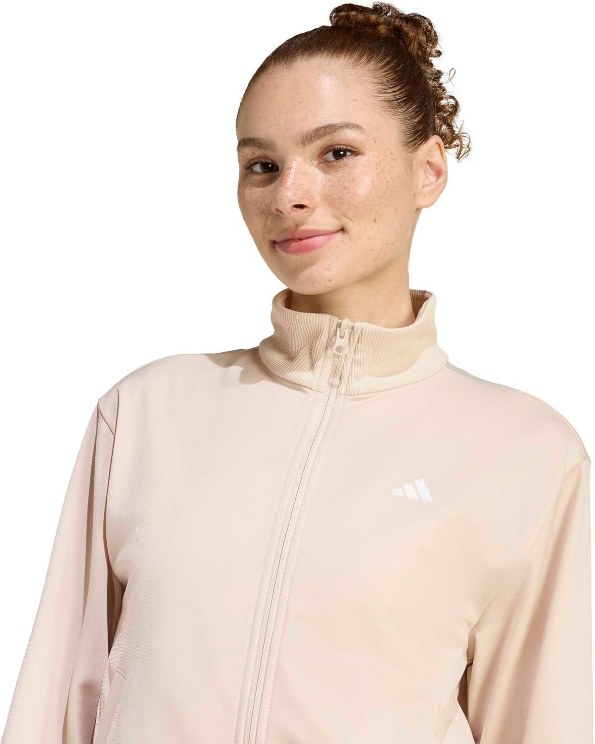 imageadidas womens Essentials Feelcozy Track SuitCrystal Linen