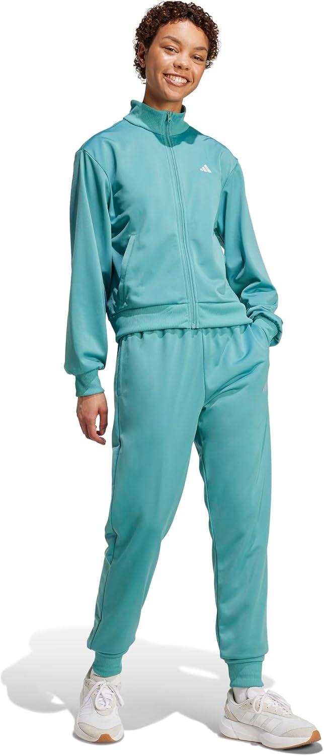 imageadidas womens Essentials Feelcozy Track SuitPowder Teal