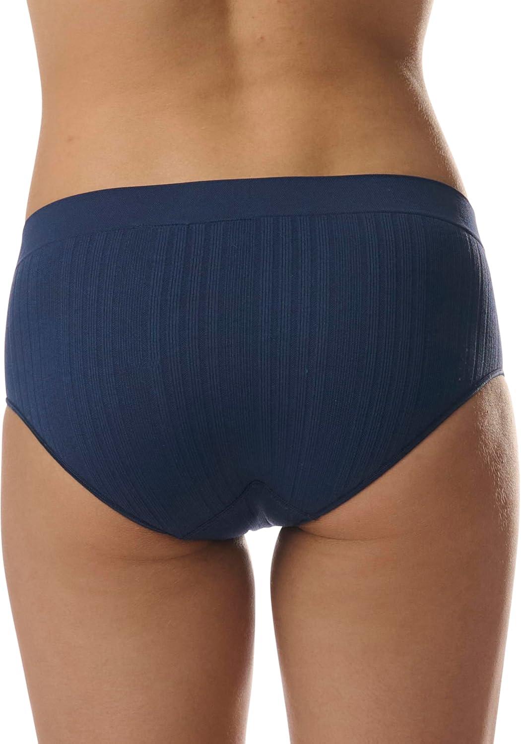 imageadidas womens Seamless Brief Panties 3packNight Indigo RibbedLucid PinkWonder Taupe