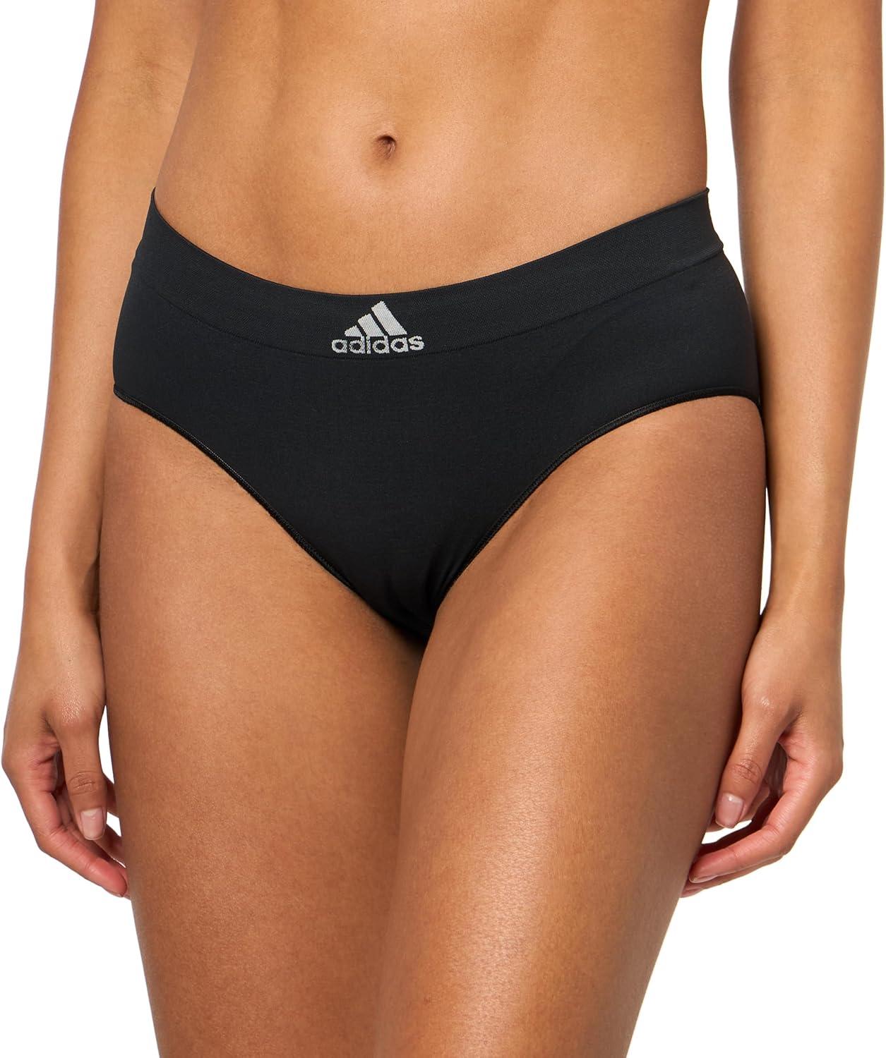 imageadidas womens Seamless Brief Panties 3packPink Snake JacquardGreyBlack