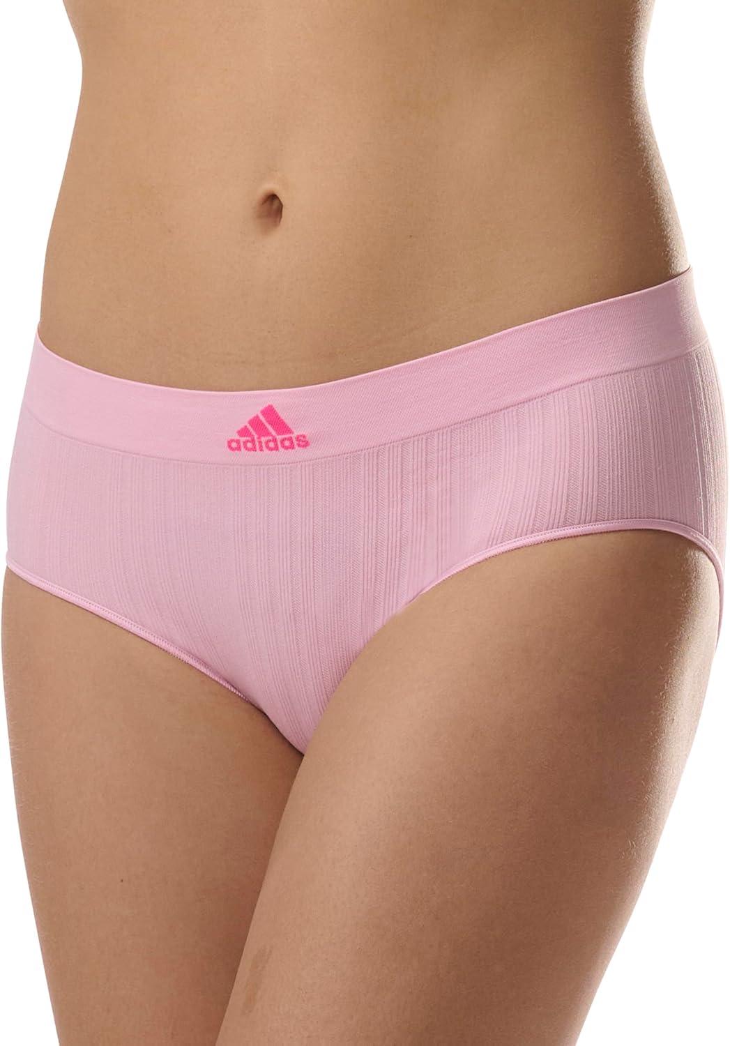 imageadidas womens Seamless Brief Panties 3packWonder PinkWhiteViolet Tone
