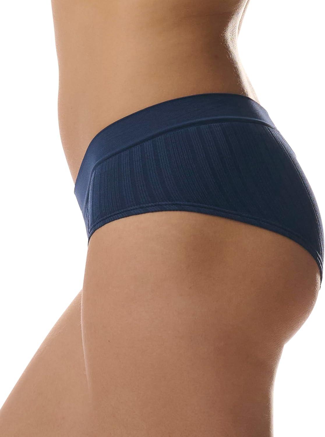 imageadidas womens Seamless Hipster Underwear 3 PackBlack RibbedHeather GreyLucid PinkNight Indigo RibbedLucid PinkWonder Taupe