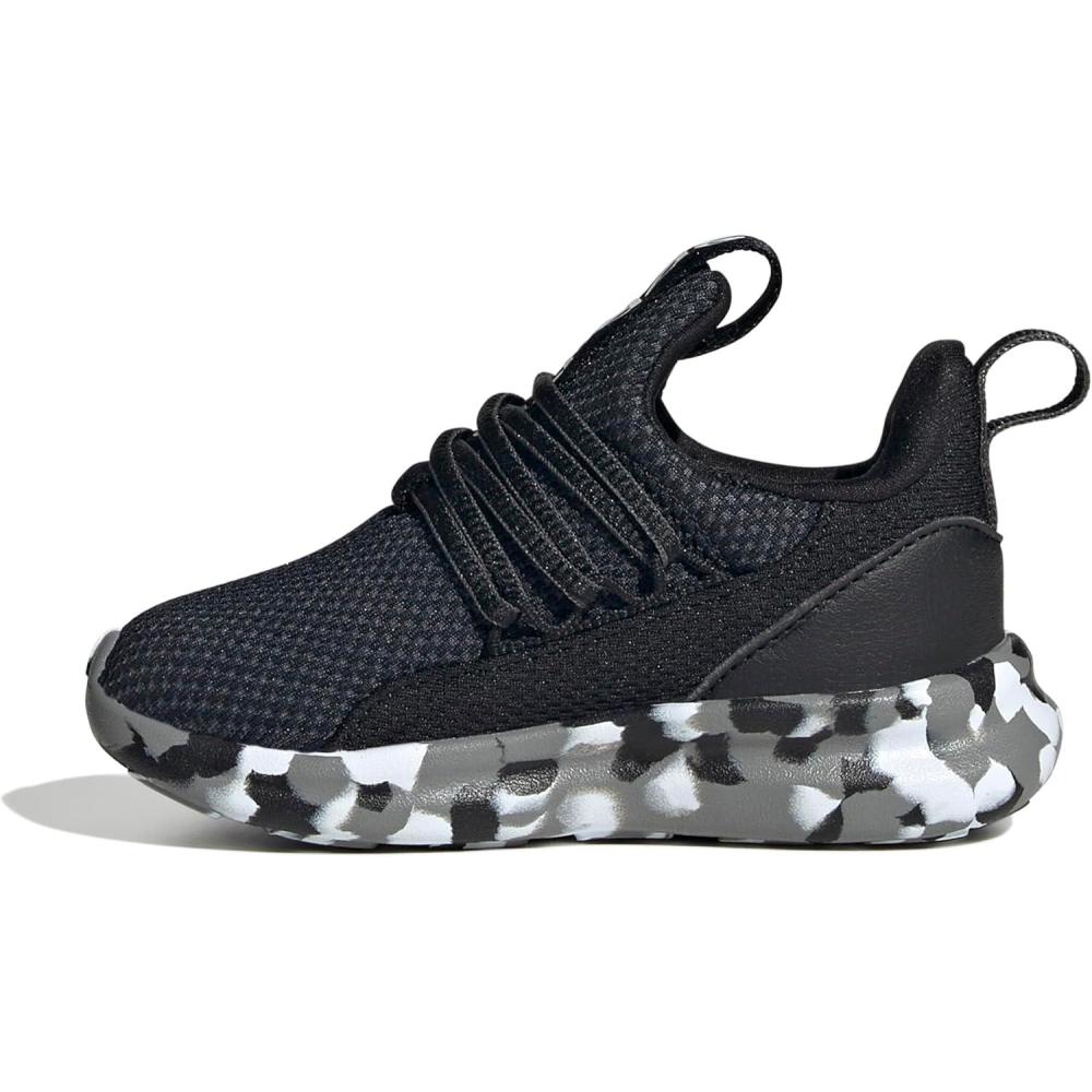 imageAdidas UnisexChild Lite Racer Adapt 70 SneakerBlackBlackCamo Grey