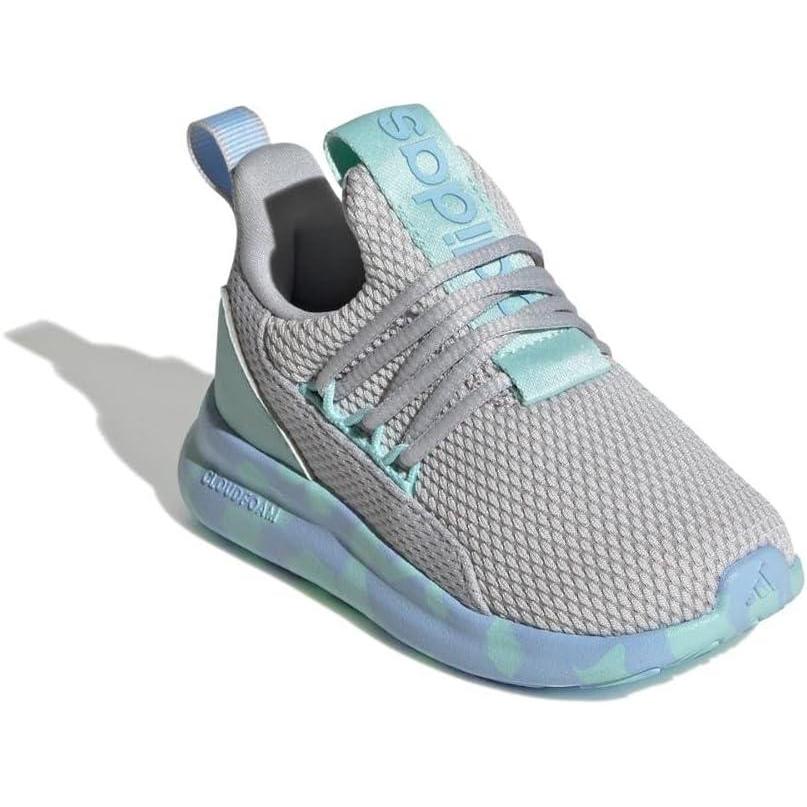 imageAdidas UnisexChild Lite Racer Adapt 70 SneakerBlueGreySemi Flash Aqua