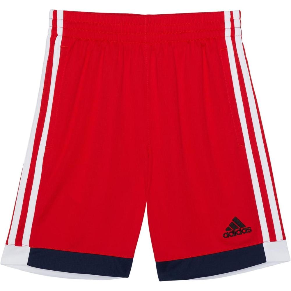 imageadidas Boys Elastic Waistband Winner ShortVivid Red