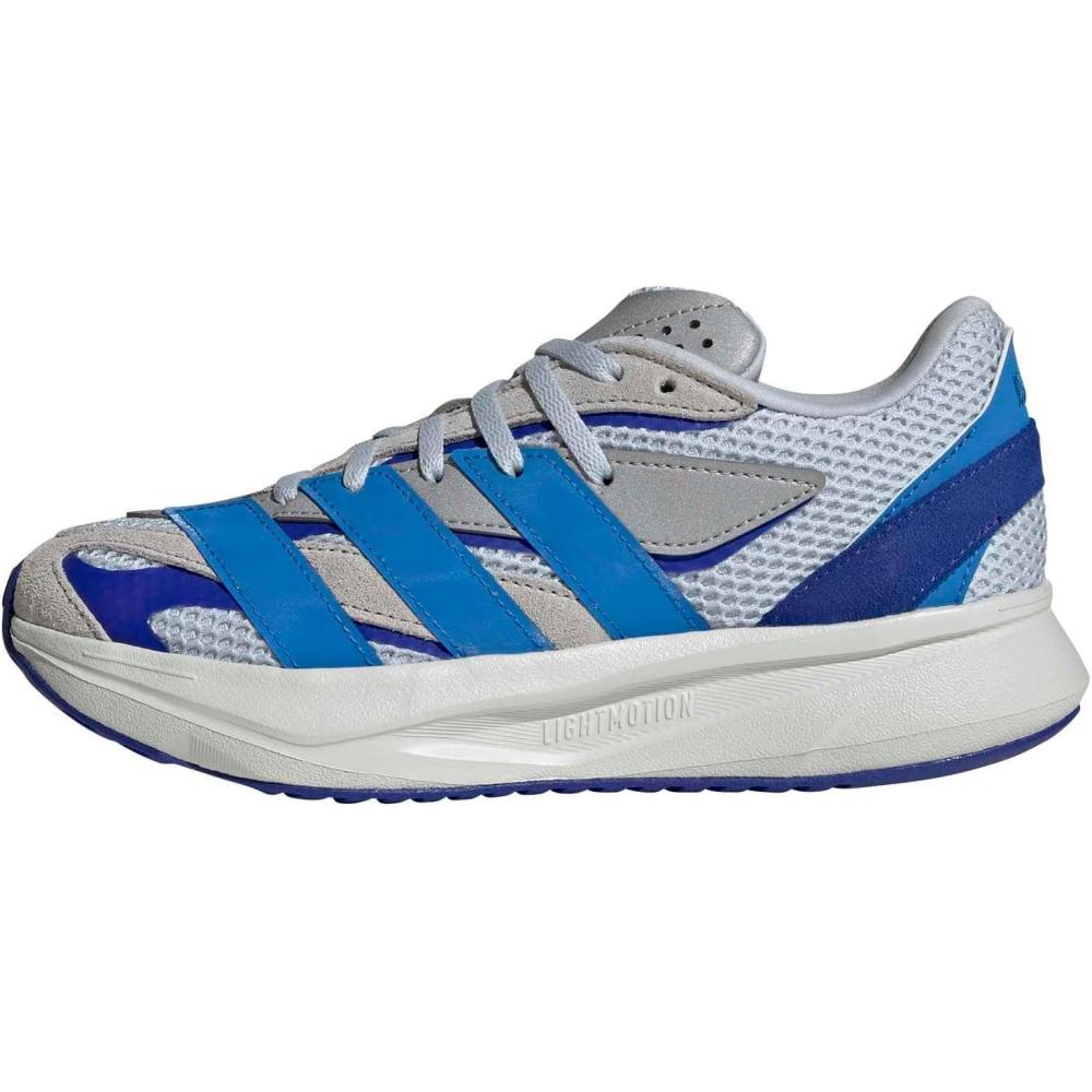 imageadidas Boys Lightblaze Lace Up SneakersHalo BlueLucid Ray BlueGrey