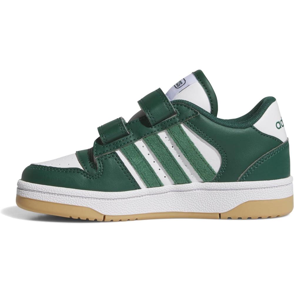 imageadidas Kids Break Start Hook ampamp Loop ShoeCollegiate GreenCollegiate GreenWhite