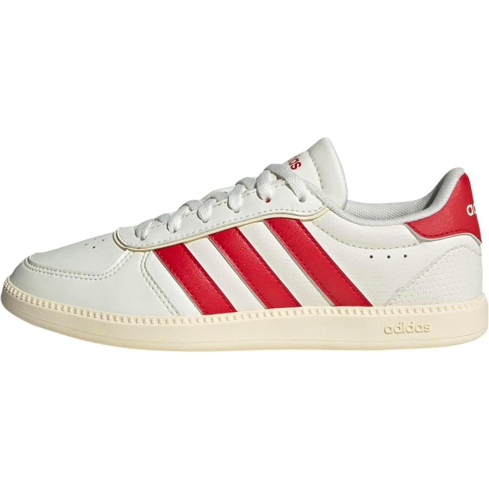 imageadidas Kids Breaknet Sleek ShoesOff WhiteBetter ScarletWarm Vanilla