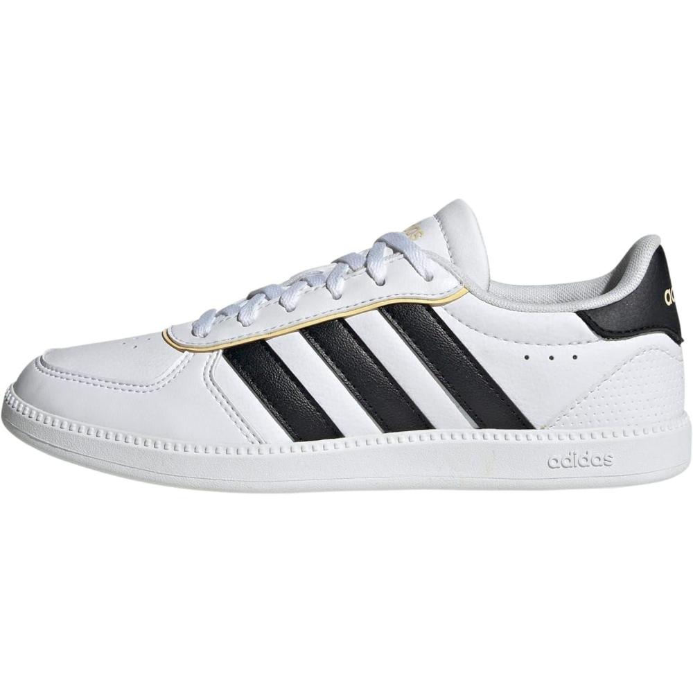 imageadidas Kids Breaknet Sleek ShoesWhiteBlackOrange Tint