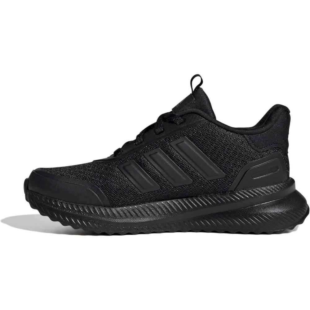 imageadidas Kids XPLR Path Elastic Lace ampamp Strap ShoesBlackBlackCarbon