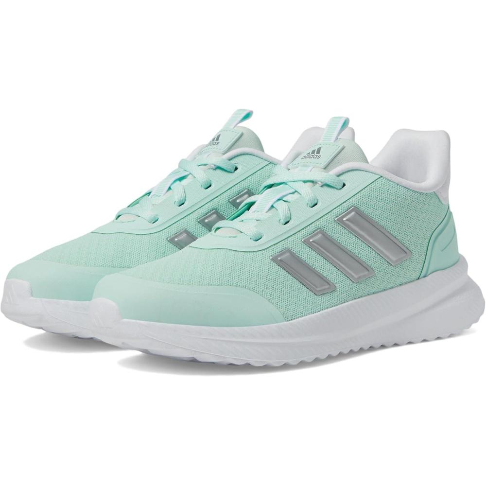 imageadidas Kids XPLR Path Elastic Lace ampamp Strap ShoesHalo MintSilver MetallicWhite
