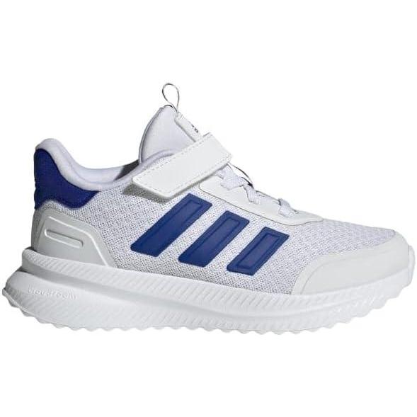 imageadidas Kids XPLR Path Elastic Lace ampamp Strap ShoesWhiteSemi Lucid BlueGrey