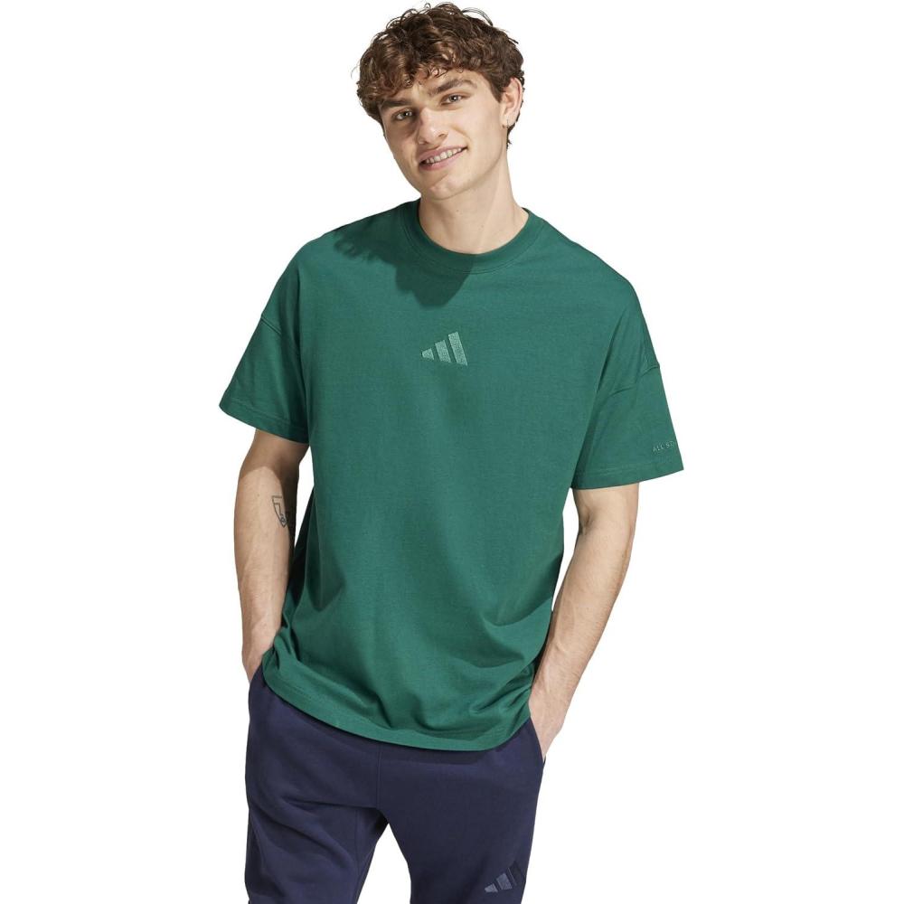 imageadidas Mens ALL SZN Loose TShirtCollegiate Green