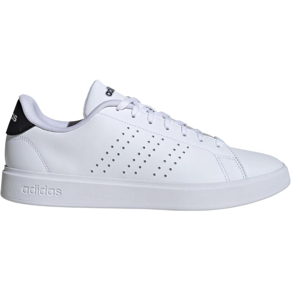 imageadidas Mens Advantage 20 Tennis ShoesWhiteBlackInk