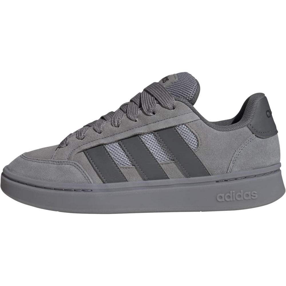 imageadidas Mens Grand Court Alpha ShoesGreyGreyHalo Silver