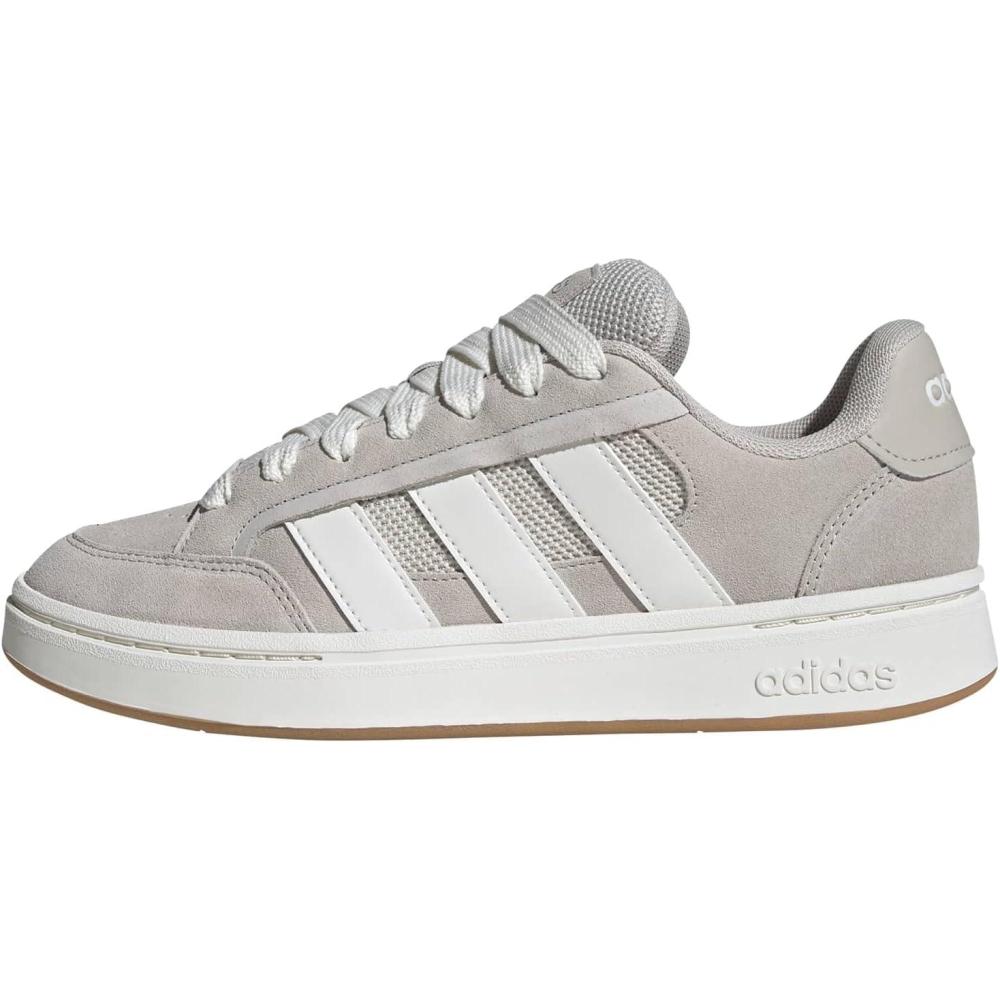 imageadidas Mens Grand Court Alpha ShoesWonder AluminaWhiteGum