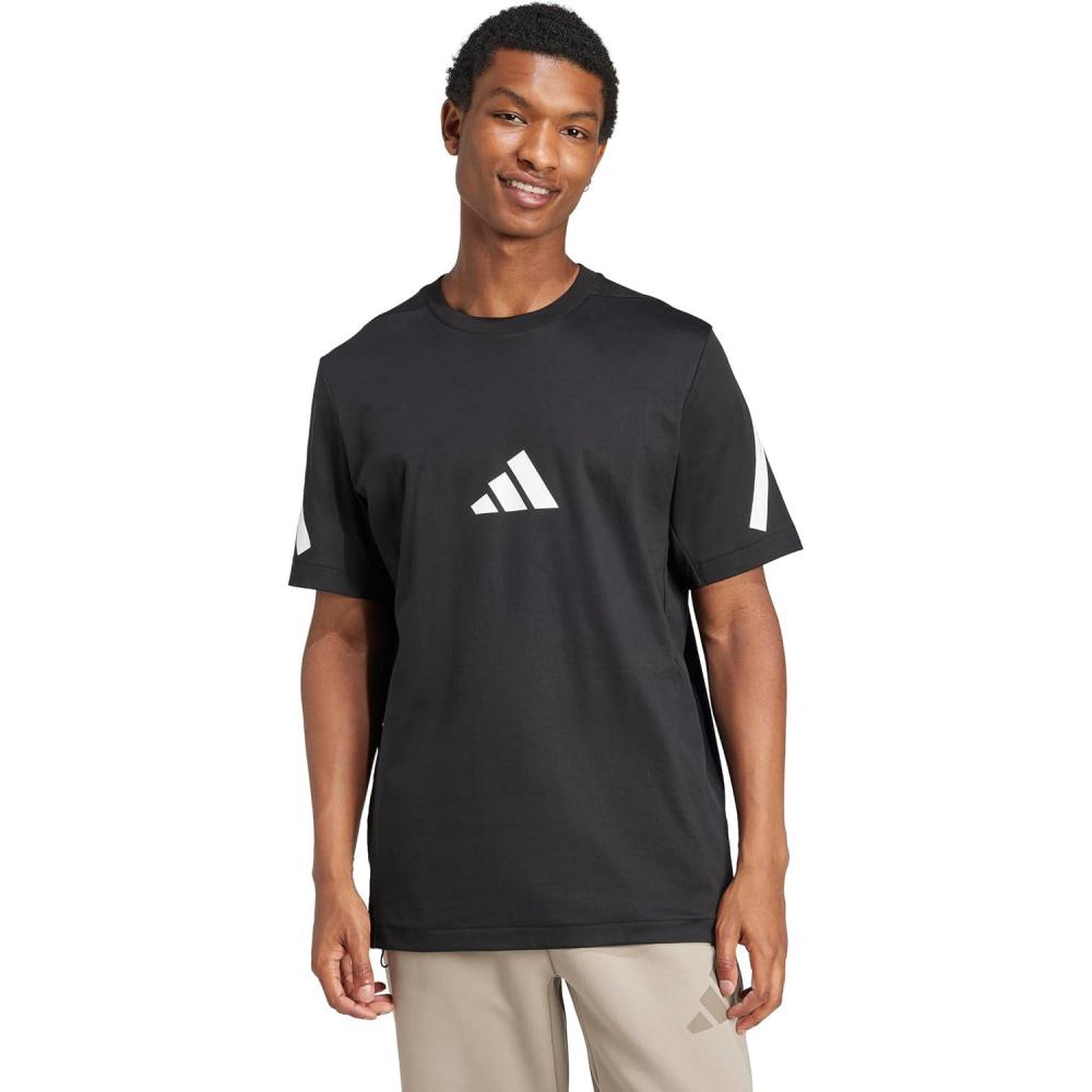 imageadidas Mens ZNE TShirtBlackWhite