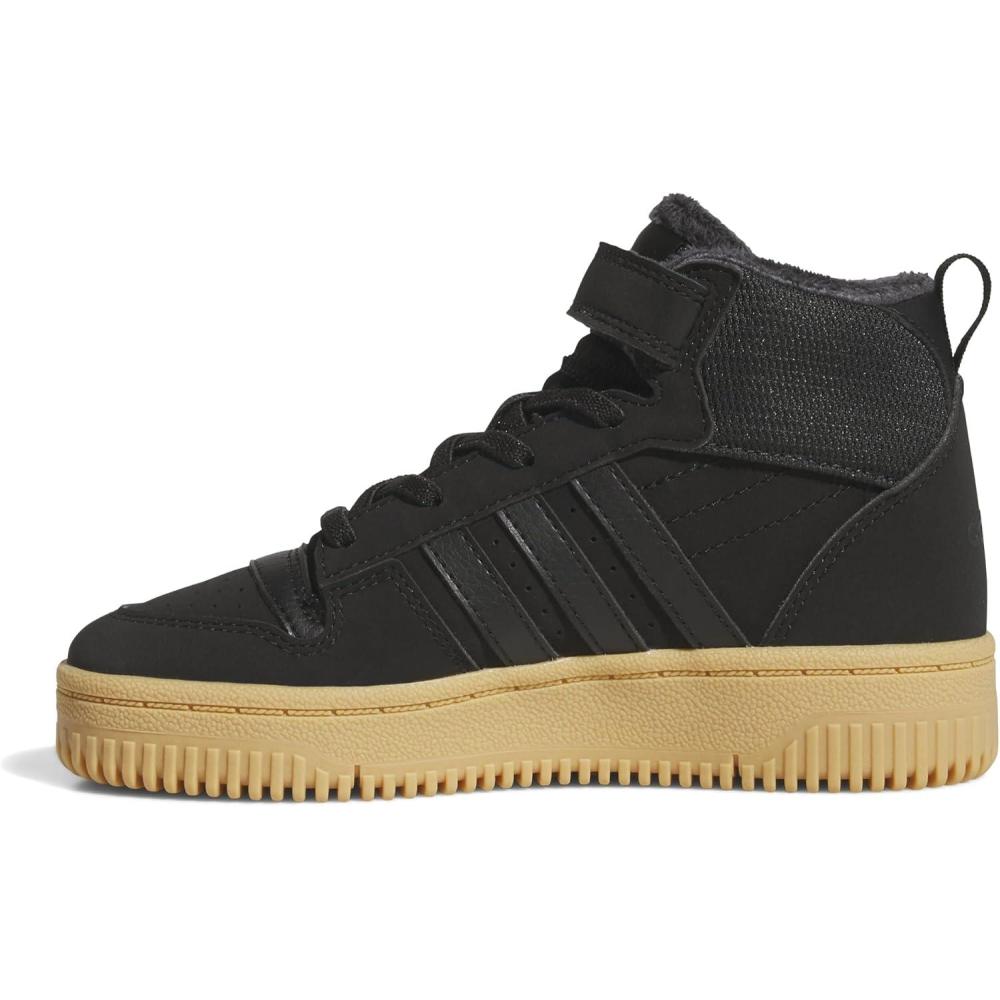 imageadidas UnisexChild Break Start Mid Top SneakerBlackCarbonGum