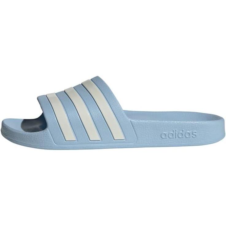 imageadidas Womens Adilette SandalGlow Blue Zero Metalic Zero Metalic