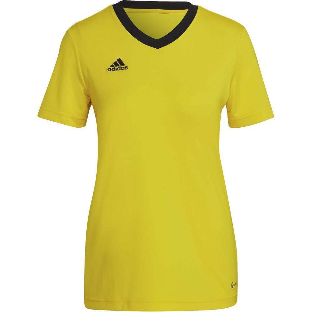 imageadidas Womens Entrada 22 JerseyTeam YellowBlack