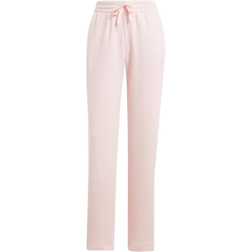 imageadidas Womens Essentials Small Logo Feel Cozy Open Hem PantSandy Pink