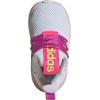 imageAdidas UnisexChild Lite Racer Adapt 70 SneakerWhiteLucid LemonLucid Pink