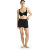 imageAdidas Womens 3 Stripes Active Essentials Cotton Scoop Bralette with Removable CookiesBlack